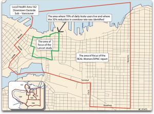 Insite BC geography for OD rate